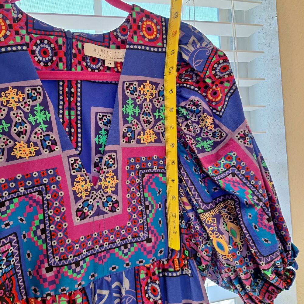 Hunter Bell New York Size M Short Sleeve Boho Maxi Dress - Picture 5 of 13
